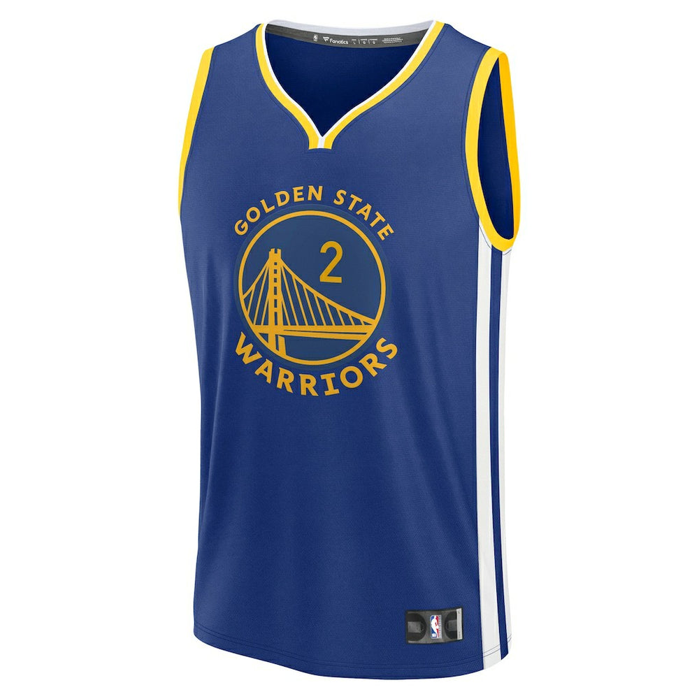 Brandin Podziemski Golden State Warriors Fast Break Replica Player Jersey Icon Editi- Royal