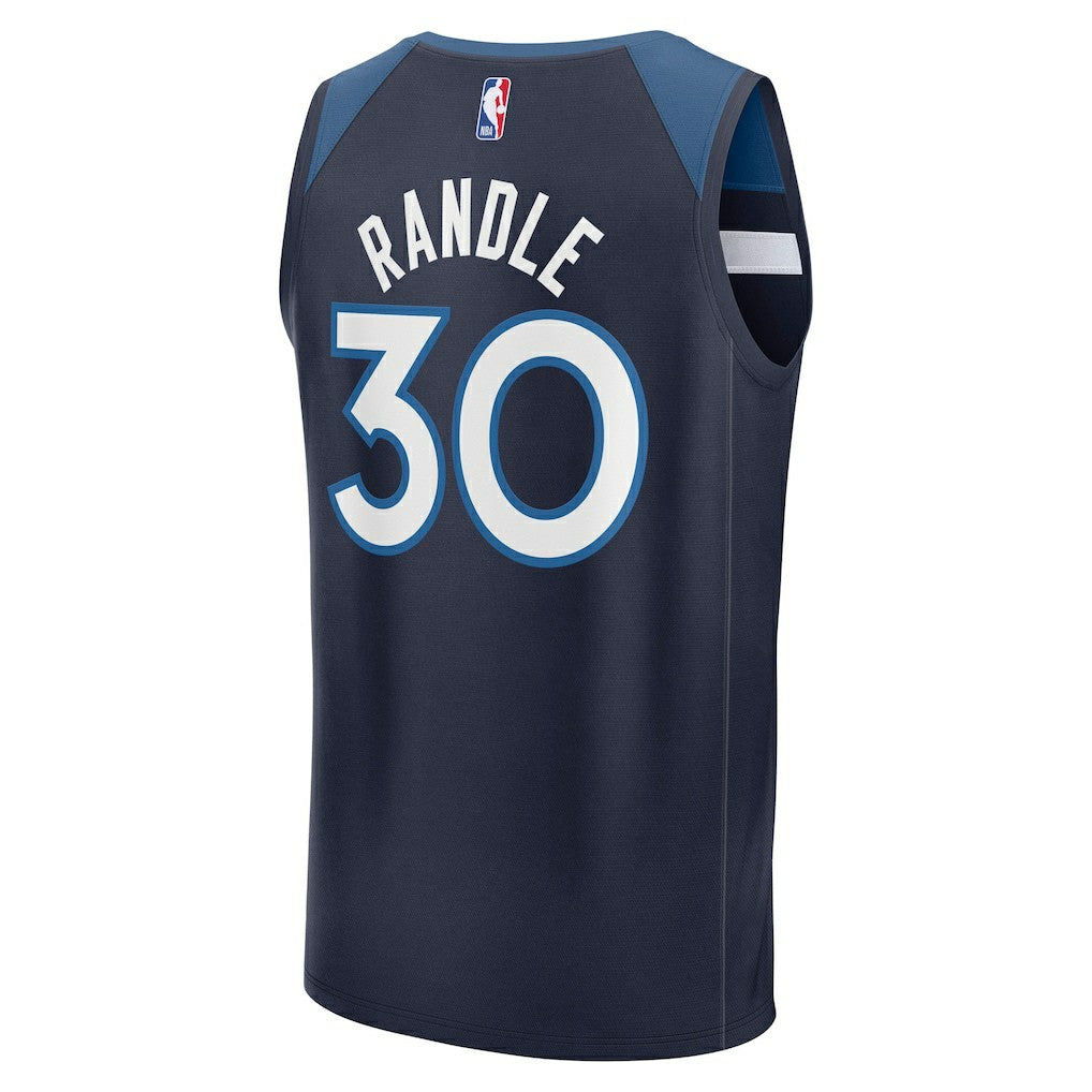 Julius Randle Minnesota Timberwolves Fast Break Replica Player Jersey Icon Edition Navy