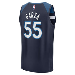 Luka Garza Minnesota Timberwolves Fast Break Replica Player Jersey Icon Edition Navy