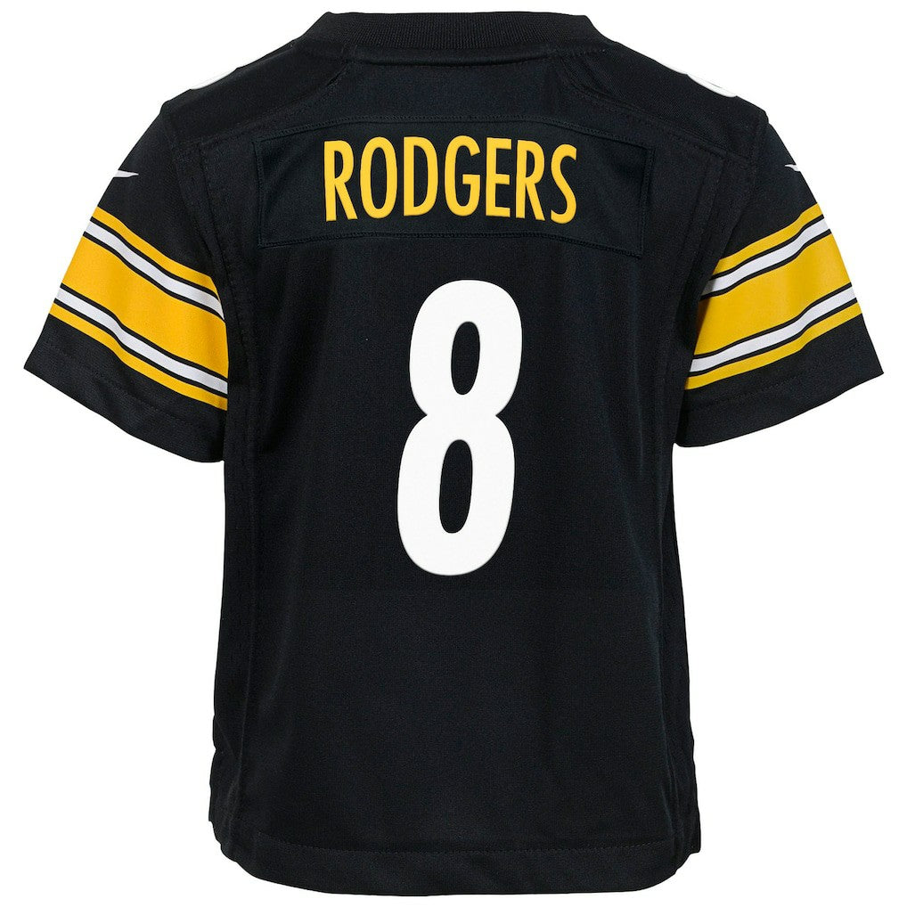 Aaron Rodgers Pittsburgh Steelers Youth Game Jersey Black