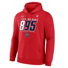 NHL Alexander Ovechkin Washington Capitals Fanatics NHL All-Time Leading Goal Scorer The Great 895 Pullover Hoodie - Athletic Red