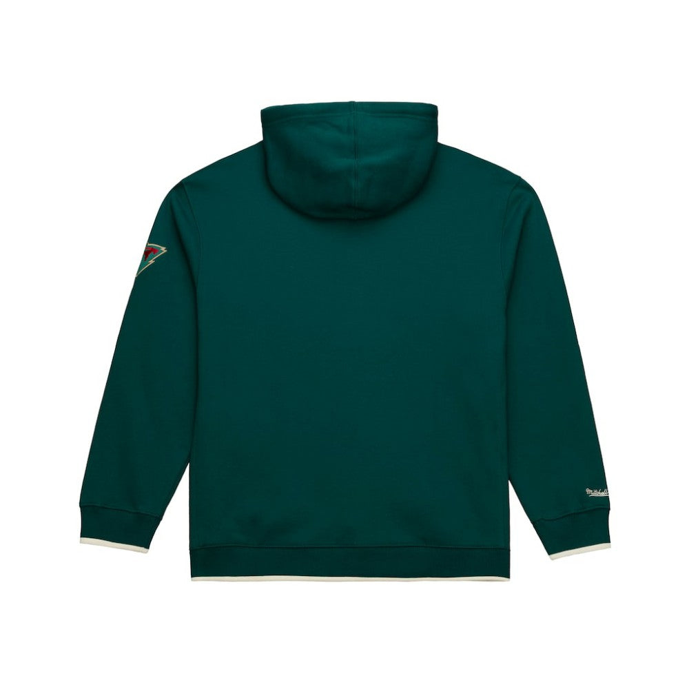 NHL Minnesota Wild Mitchell & Ness Team Legacy Hoodie - Green