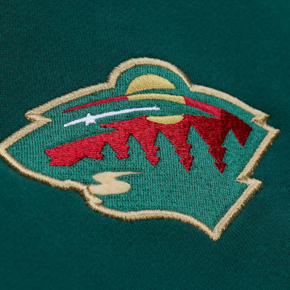 NHL Minnesota Wild Mitchell & Ness Team Legacy Hoodie - Green