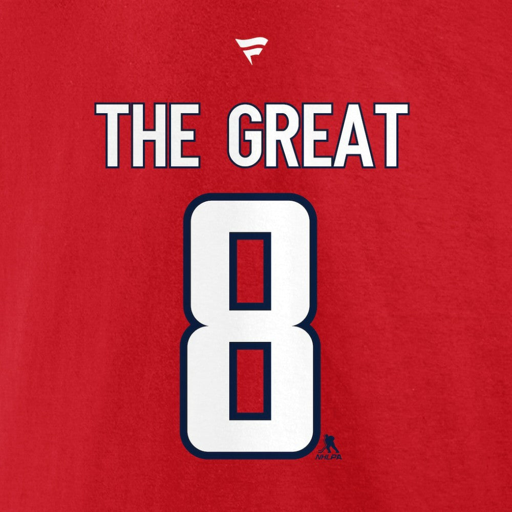NHL Alexander Ovechkin Washington Capitals NHL All-Time Leading Goal Scorer Name & Number T-Shirt - Red