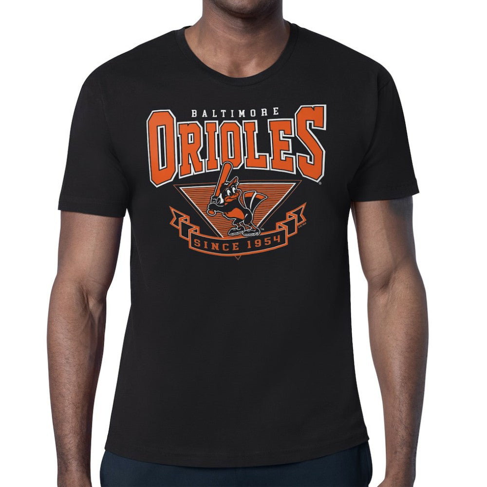Baltimore Orioles Starter ‘80s Inspired T-Shirt - Black T-shirts
