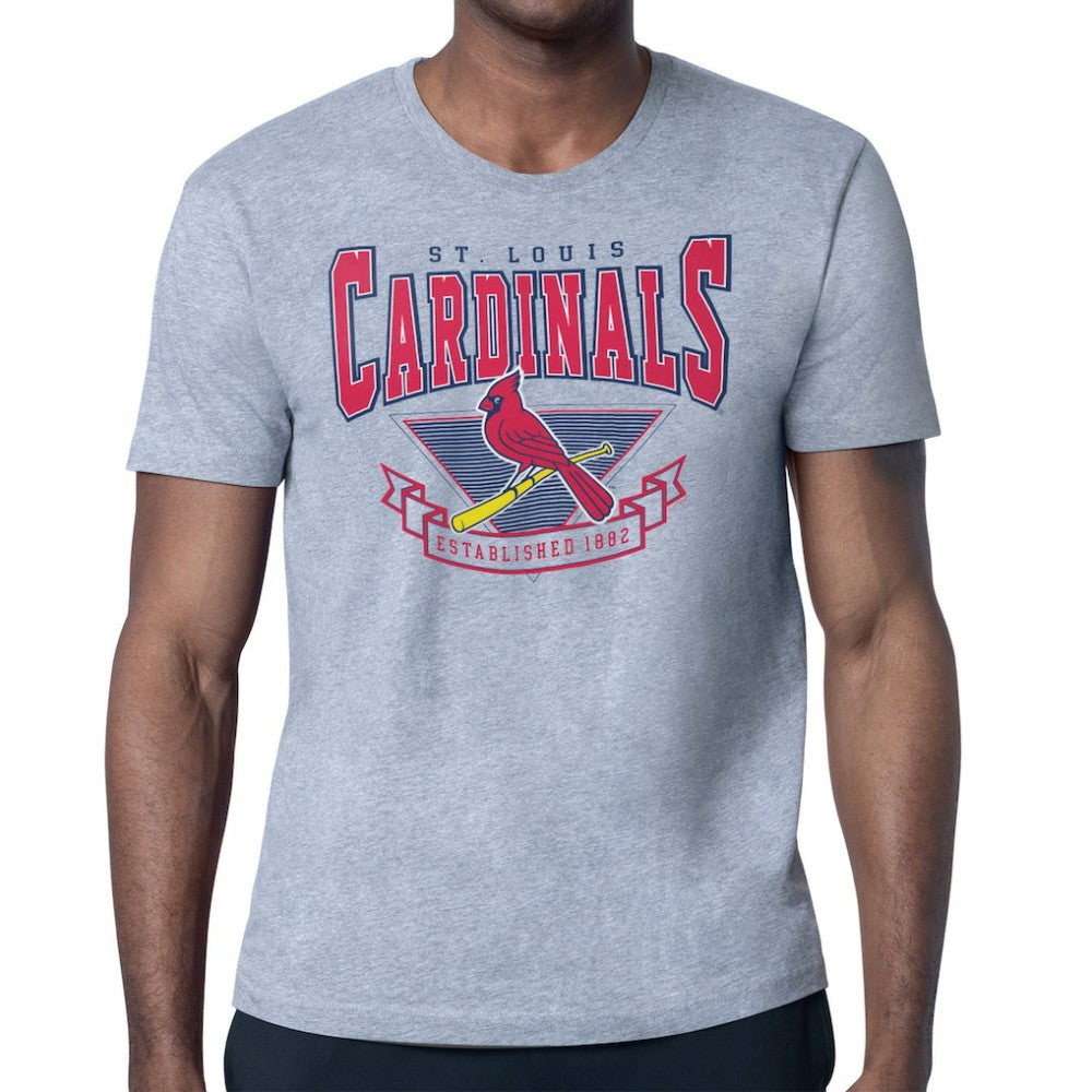 St. Louis Cardinals Starter ‘80s Inspired T-Shirt - Gray T-shirts