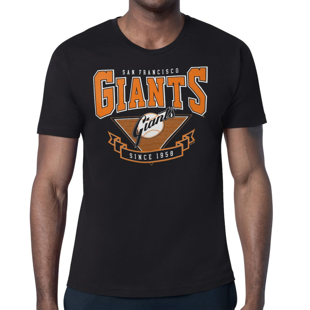 San Francisco Giants Starter ‘80s Inspired T-Shirt - Black T-shirts