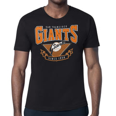 San Francisco Giants Starter ‘80s Inspired T-Shirt - Black T-shirts