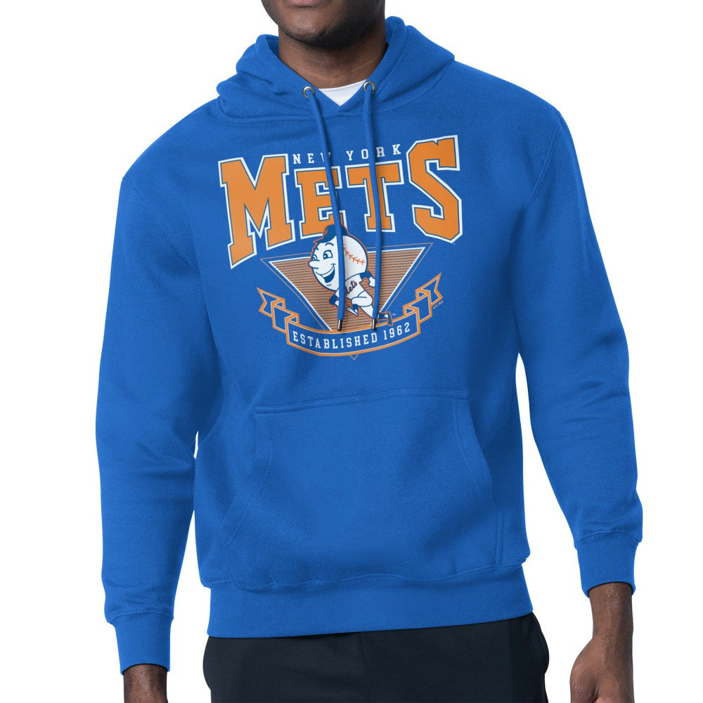 New York Mets Starter 80's Inspired Team Fleece Hoodie - Royal Hoodies