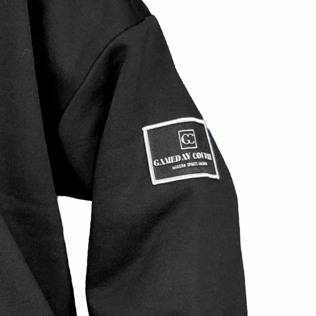 Miami Dolphins Gameday Couture Women's Oversized Players Only Black Label Pullover Sweatshirt Black