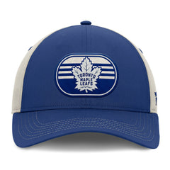 NHL Toronto Maple Leafs Fanatics 2025 Stanley Cup Playoffs Locker Room Trucker Adjustable Hat - Blue/Gray