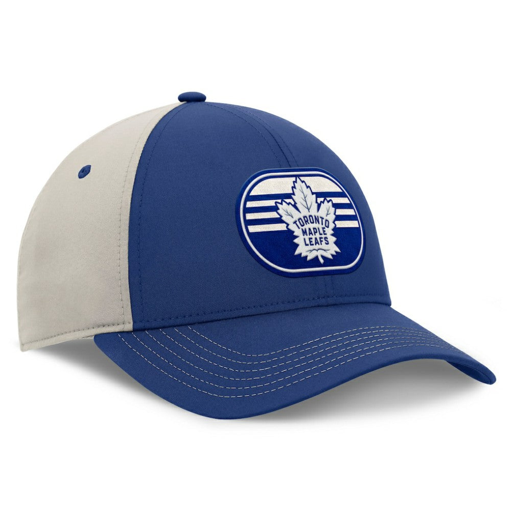 NHL Toronto Maple Leafs Fanatics 2025 Stanley Cup Playoffs Locker Room Trucker Adjustable Hat - Blue/Gray