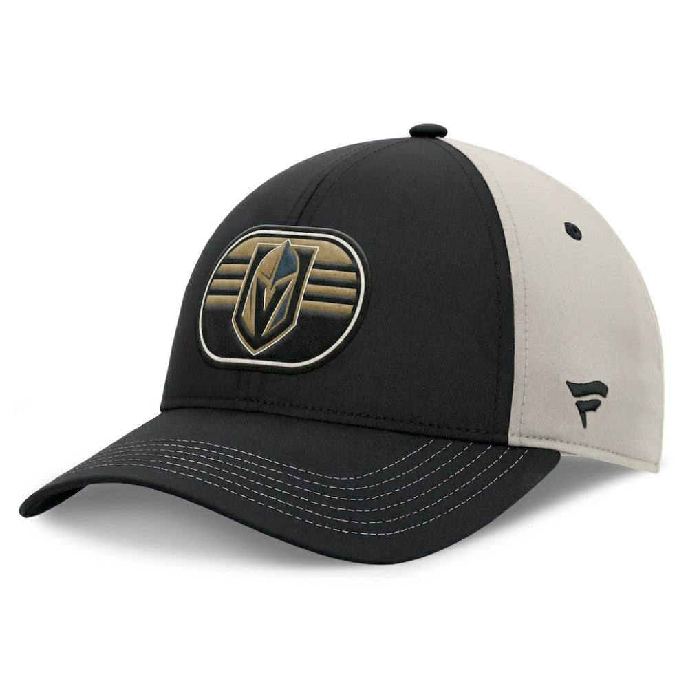 NHL Vegas Golden Knights Fanatics 2025 Stanley Cup Playoffs Locker Room Trucker Adjustable Hat - Black/Gray