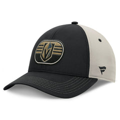 NHL Vegas Golden Knights Fanatics 2025 Stanley Cup Playoffs Locker Room Trucker Adjustable Hat - Black/Gray