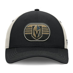 NHL Vegas Golden Knights Fanatics 2025 Stanley Cup Playoffs Locker Room Trucker Adjustable Hat - Black/Gray