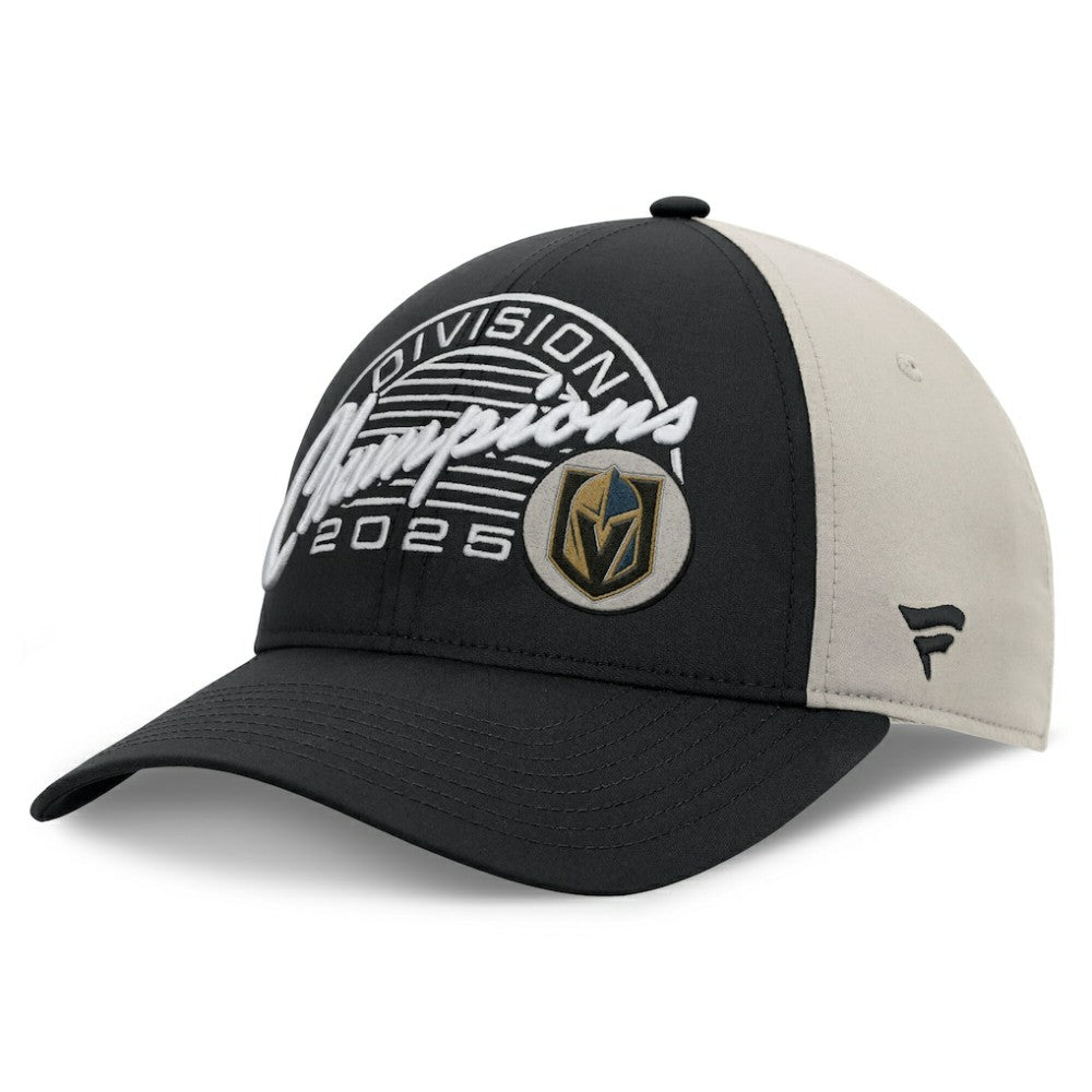NHL Vegas Golden Knights Fanatics 2025 Pacific Division Champions Locker Room Adjustable Hat - Black