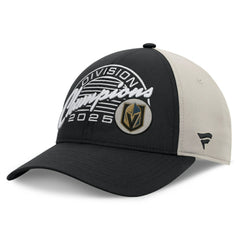 NHL Vegas Golden Knights Fanatics 2025 Pacific Division Champions Locker Room Adjustable Hat - Black