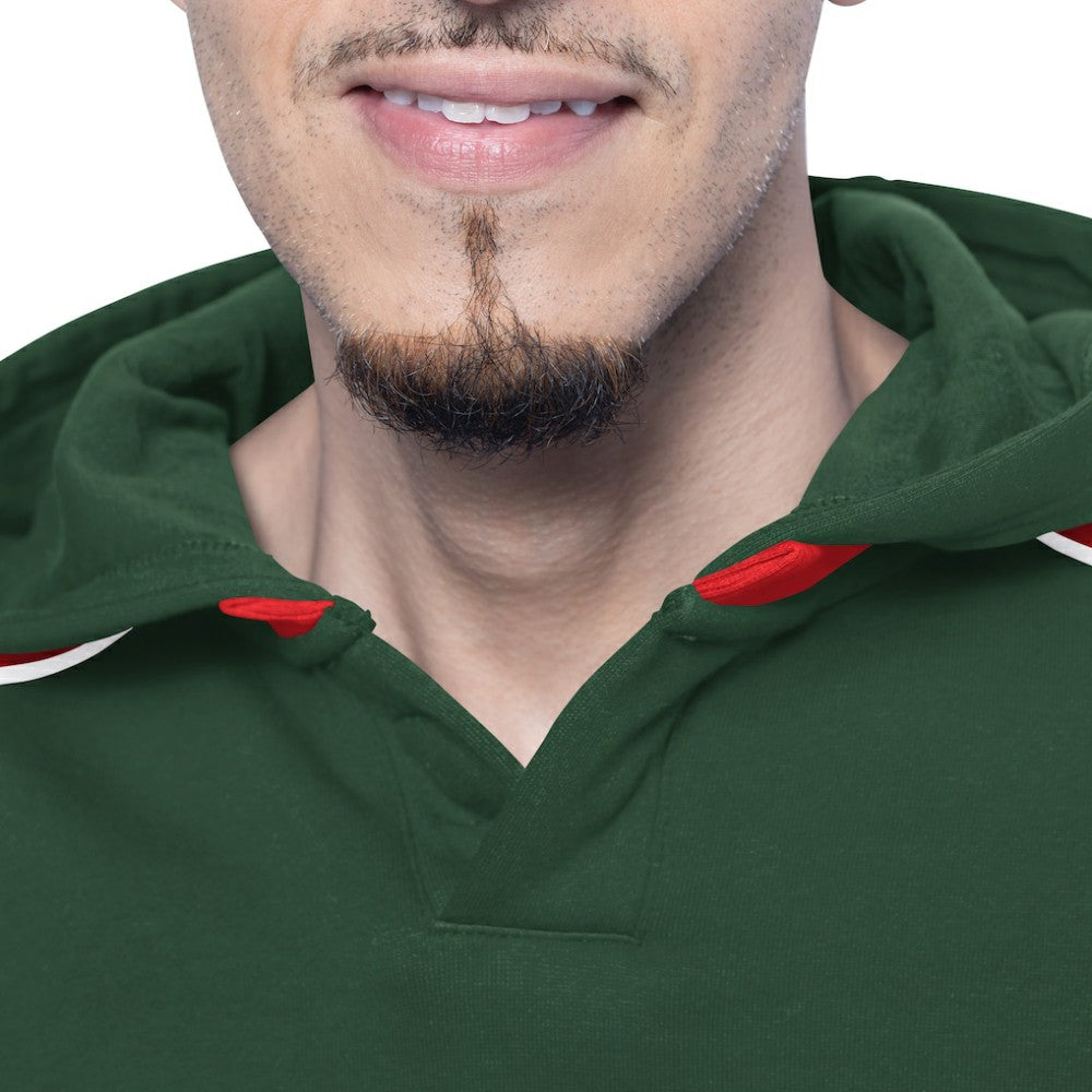 NHL Minnesota Wild G-III Sports by Carl Banks Adaptive Wear Lord Stanley Hooded Long Sleeve Sweatshirt - Green
