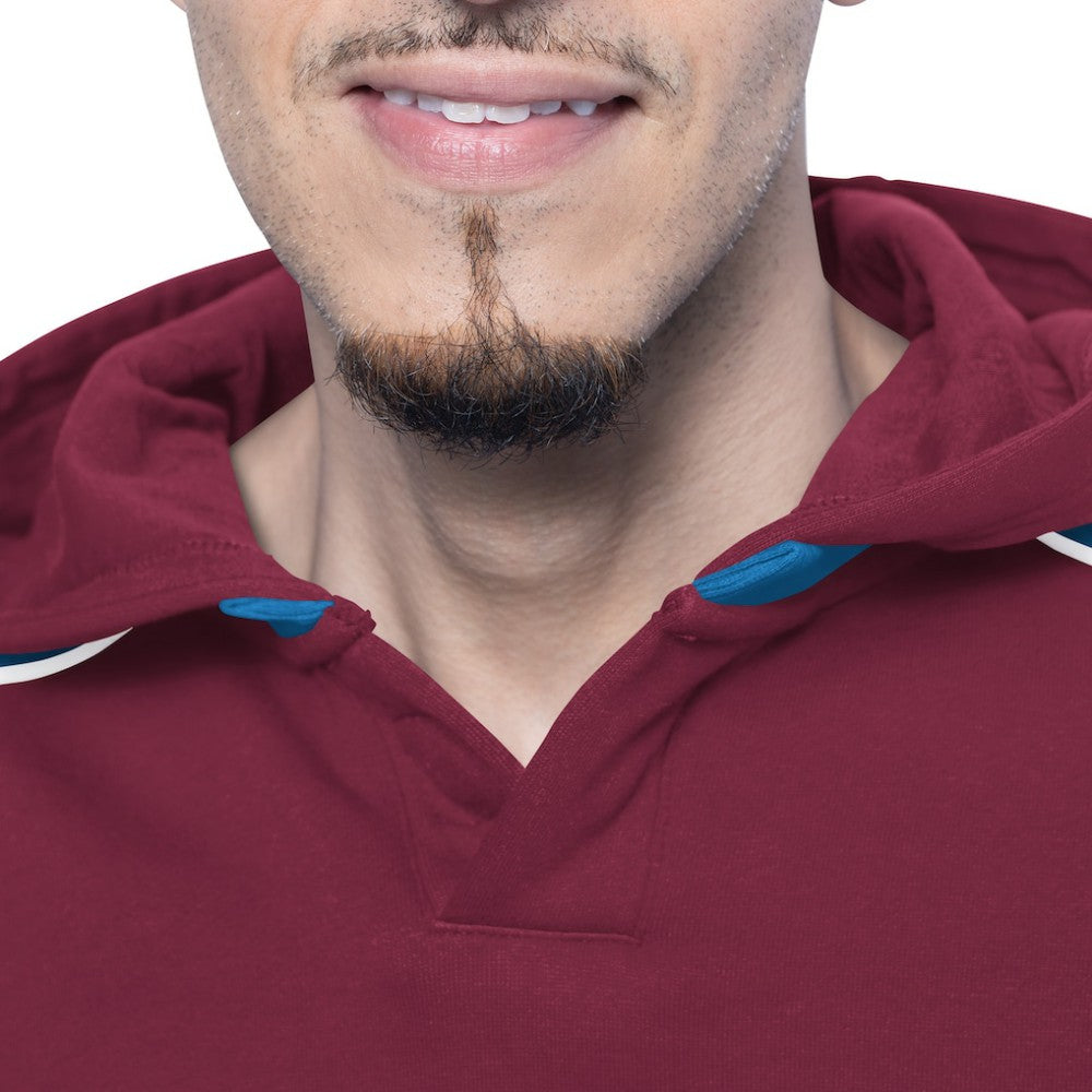 NHL Colorado Avalanche G-III Sports by Carl Banks Adaptive Wear Lord Stanley Hooded Long Sleeve Sweatshirt - Burgundy