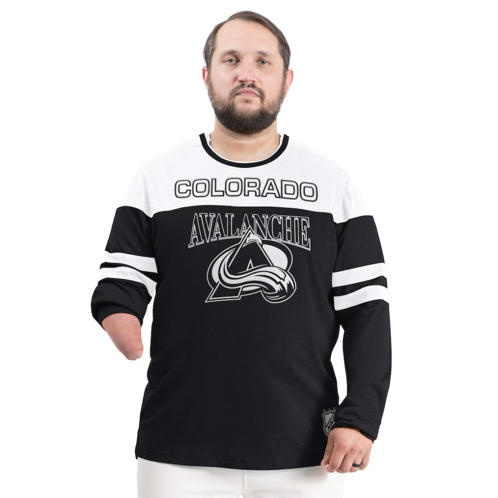 NHL Colorado Avalanche G-III Sports by Carl Banks Adaptive Wear Outlast Durene Long-Sleeve T-Shirt - Black