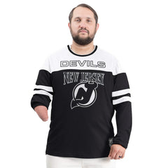 NHL New Jersey Devils G-III Sports by Carl Banks Adaptive Wear Outlast Durene Long-Sleeve T-Shirt - Black