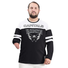NHL Washington Capitals G-III Sports by Carl Banks Adaptive Wear Outlast Durene Long-Sleeve T-Shirt - Black