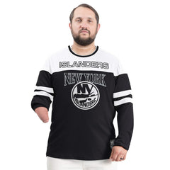 NHL New York Islanders G-III Sports by Carl Banks Adaptive Wear Outlast Durene Long-Sleeve T-Shirt - Black