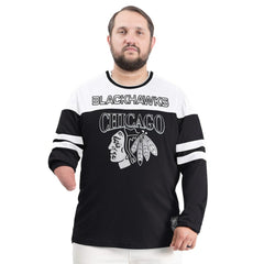 NHL Chicago Blackhawks G-III Sports by Carl Banks Adaptive Wear Outlast Durene Long-Sleeve T-Shirt - Black