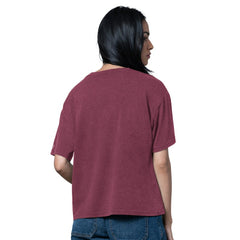 NHL Colorado Avalanche Starter Women's Oversized Hall of Fame T-Shirt - Heather Burgundy