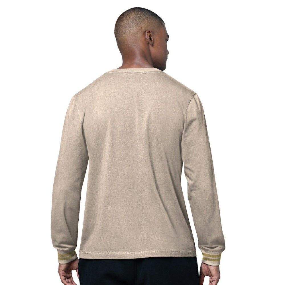 NHL New Jersey Devils Starter Field Long Sleeve T-Shirt - Tan
