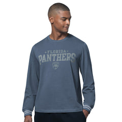 NHL Florida Panthers Starter Field Long Sleeve T-Shirt - Blue