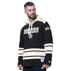 NHL Boston Bruins Starter Slapshot Fashion Hoodie - Black