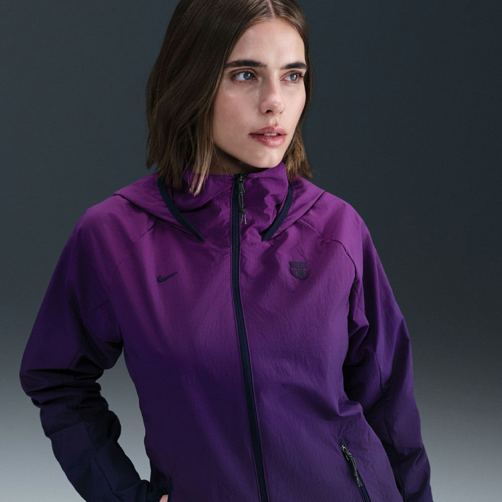 Barcelona Women's AWF Woven Full-Zip Jacket Purple