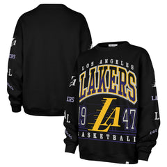 Los Angeles Lakers '47 Women's 2025/26 City Edition Go Big Oversized Sweatshirt Black