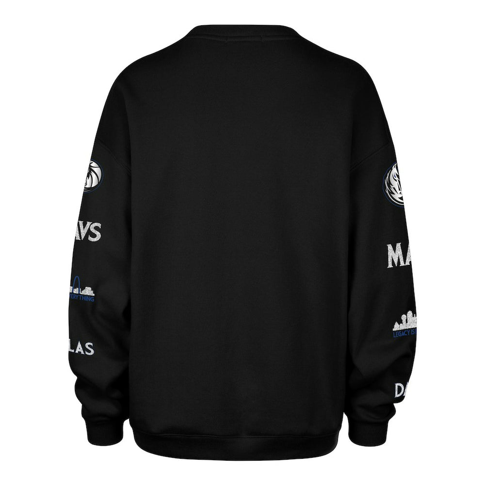 Dallas Mavericks '47 Women's 2025/26 City Edition Go Big Oversized Sweatshirt Black