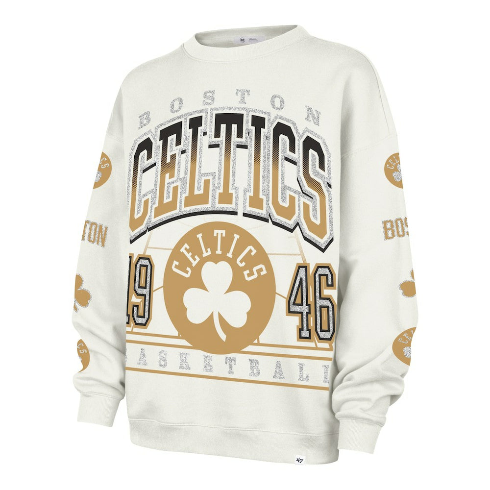 Boston Celtics '47 Women's 2025/26 City Edition Go Big Oversized Sweatshirt Natural