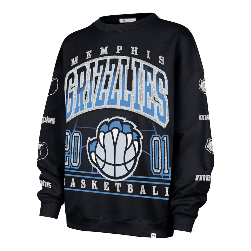 Memphis Grizzlies '47 Women's 2025/26 City Edition Go Big Oversized Sweatshirt Navy