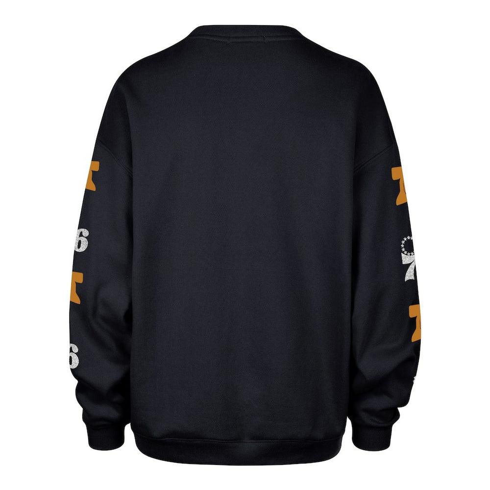 Philadelphia 76ers '47 Women's 2025/26 City Edition Go Big Oversized Sweatshirt Navy