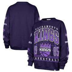 Sacramento Kings '47 Women's 2025/26 City Edition Go Big Oversized Sweatshirt Purple