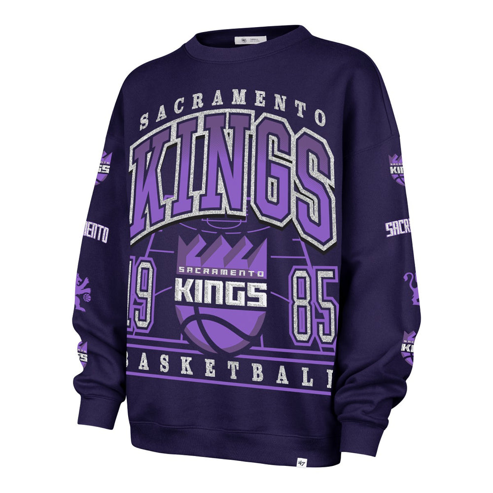 Sacramento Kings '47 Women's 2025/26 City Edition Go Big Oversized Sweatshirt Purple