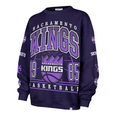 Sacramento Kings '47 Women's 2025/26 City Edition Go Big Oversized Sweatshirt Purple