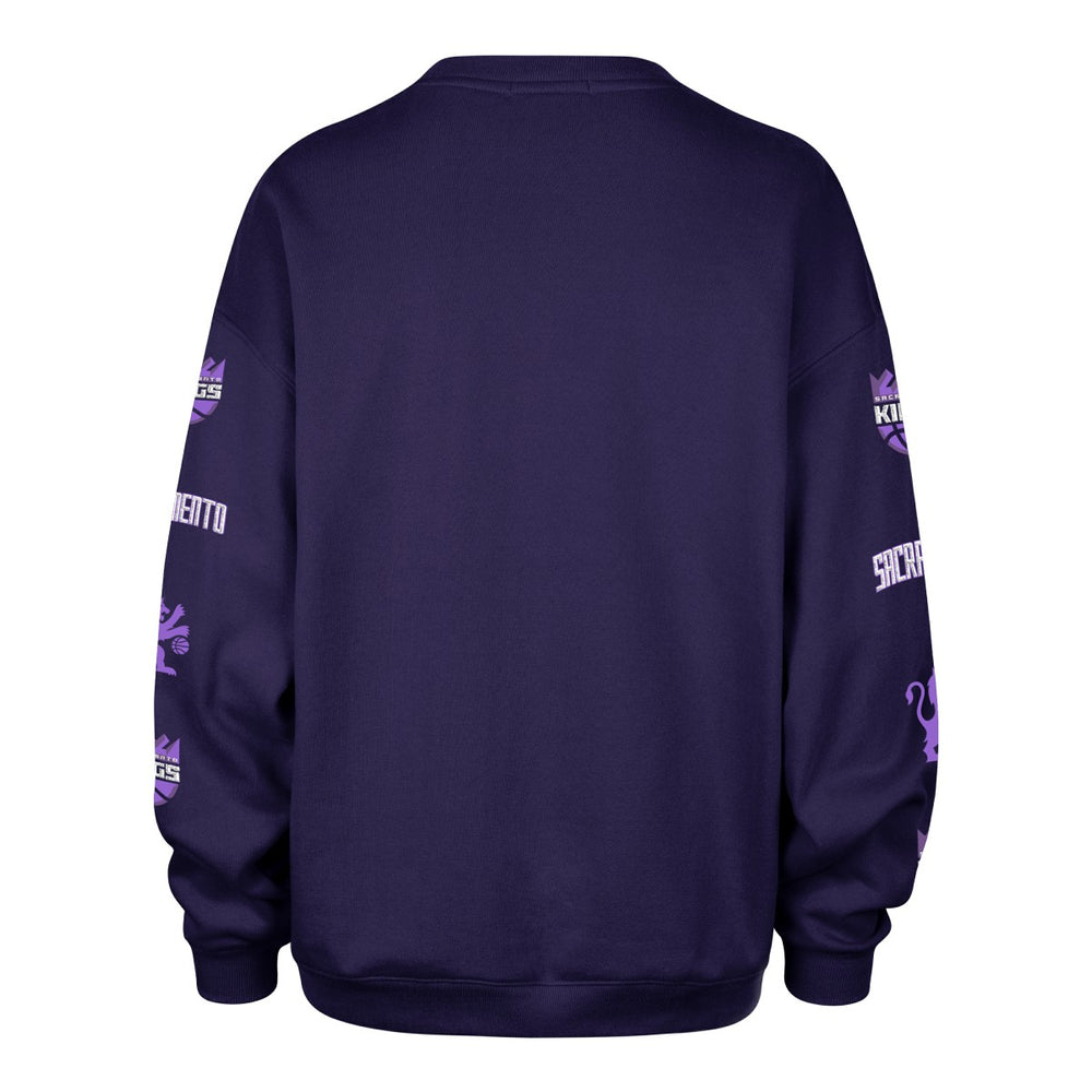 Sacramento Kings '47 Women's 2025/26 City Edition Go Big Oversized Sweatshirt Purple