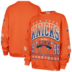 New York Knicks '47 Women's 2025/26 City Edition Go Big Oversized Sweatshirt Orange