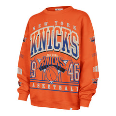 New York Knicks '47 Women's 2025/26 City Edition Go Big Oversized Sweatshirt Orange