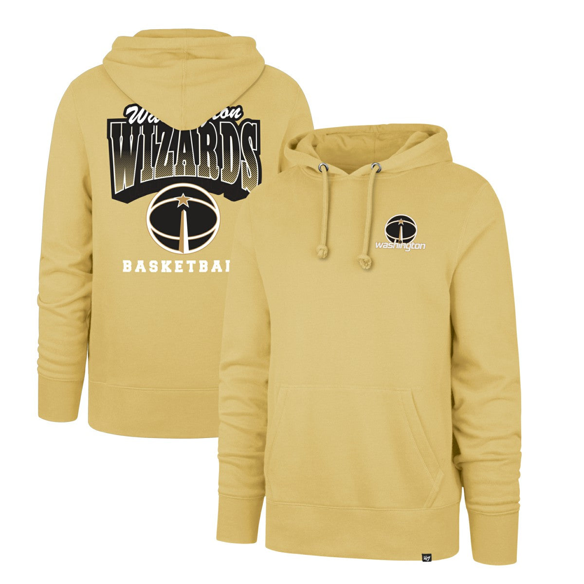 Washington Wizards '47 2025/26 City Edition Jab Step Headline Hoodie Gold