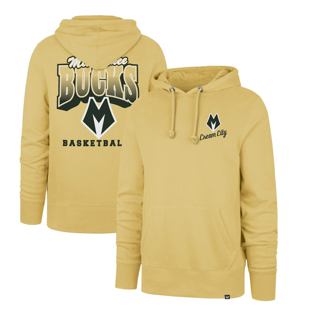 Milwaukee Bucks '47 2025/26 City Edition Jab Step Headline Hoodie Gold