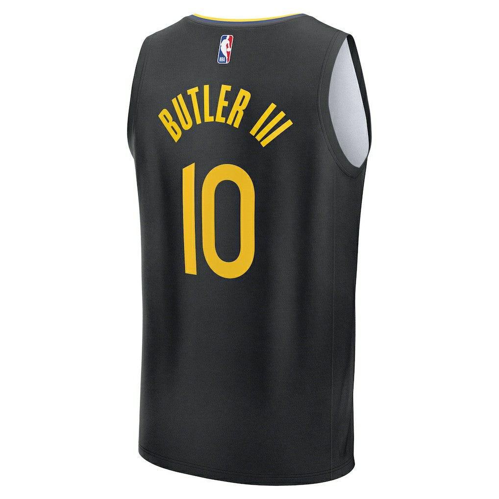 Jimmy Butler III Golden State Warriors Fast Break Replica Player Jersey Statement Editi- Black