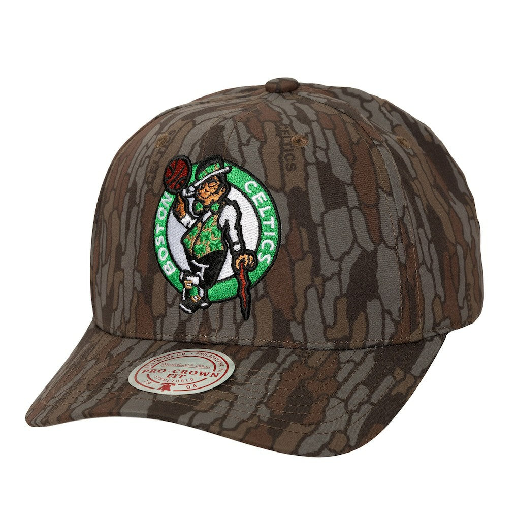Boston Celtics Hidden Pro-Crown Adjustable Hat Camo