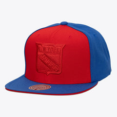 NHL New York Rangers Mitchell & Ness Color Pop Snapback Hat - Red/Blue