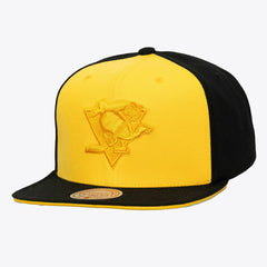 NHL Pittsburgh Penguins Mitchell & Ness Color Pop Snapback Hat - Gold/Black